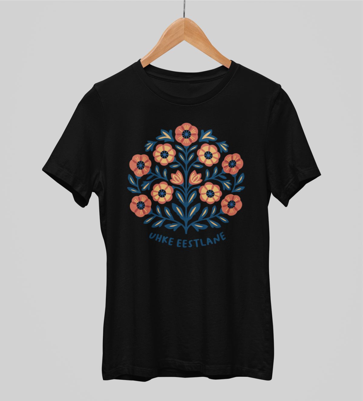 Mustad UNISEX T-särgid "Uhke eestlane"