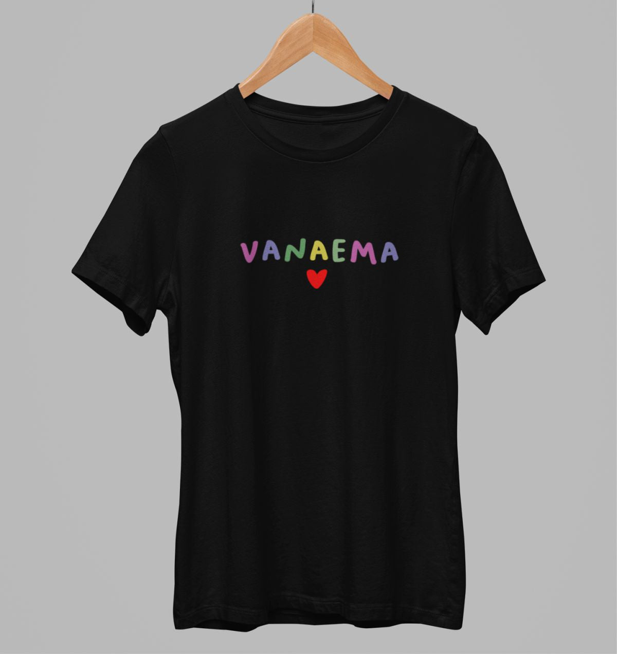 Mustad UNISEX T-särgid "Vanaema"