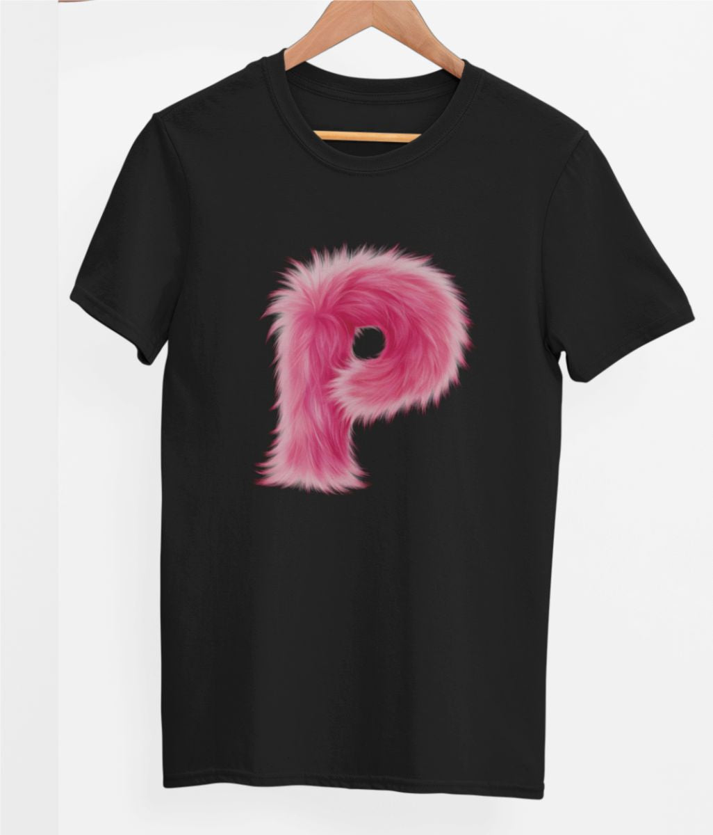 Mustad UNISEX T-särgid "P täht"