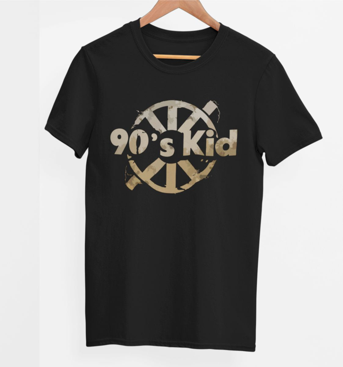 Mustad UNISEX T-särgid "90's kid"