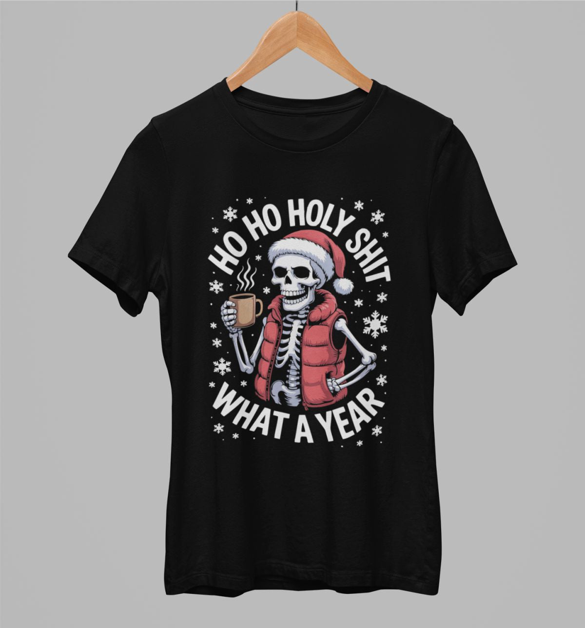 Must UNISEX T-särgid "What a year"