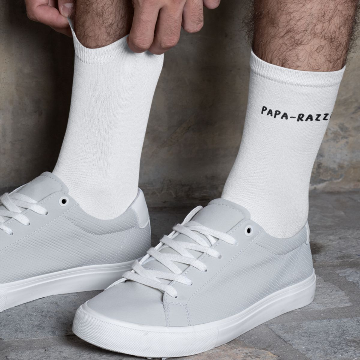 Valged sokid "Papa-razzi"