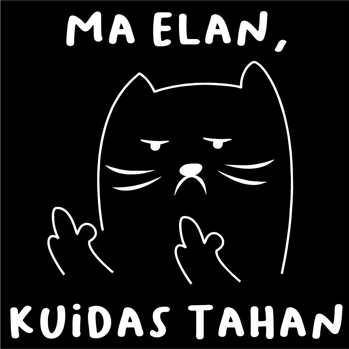 Mustad UNISEX T-särgid "Ma elan, kuidas tahan"