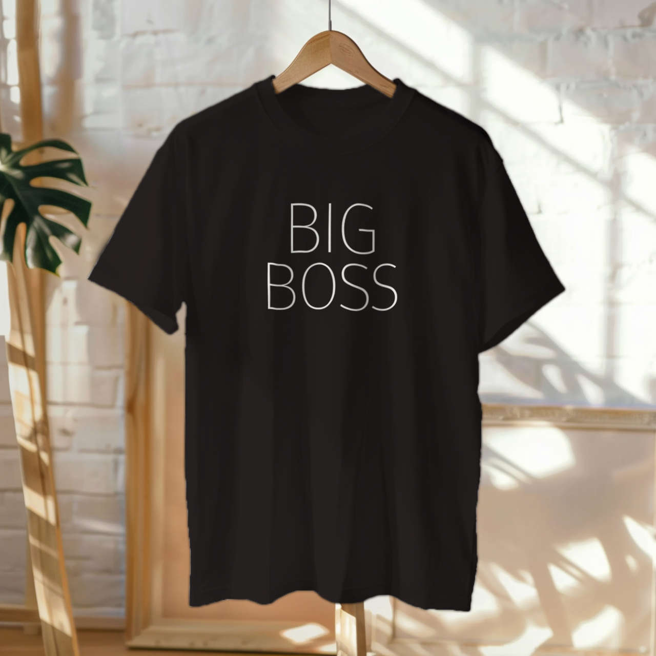 Mustad UNISEX T-särgid  "Big Boss"