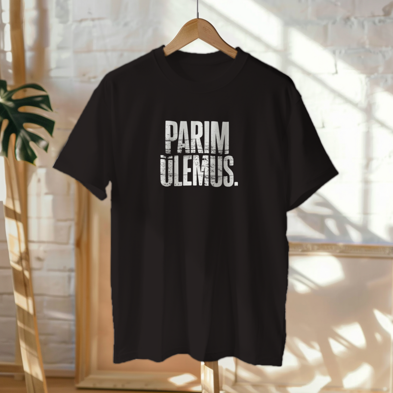 Mustad UNISEX T-särgid  "Parim ülemus"