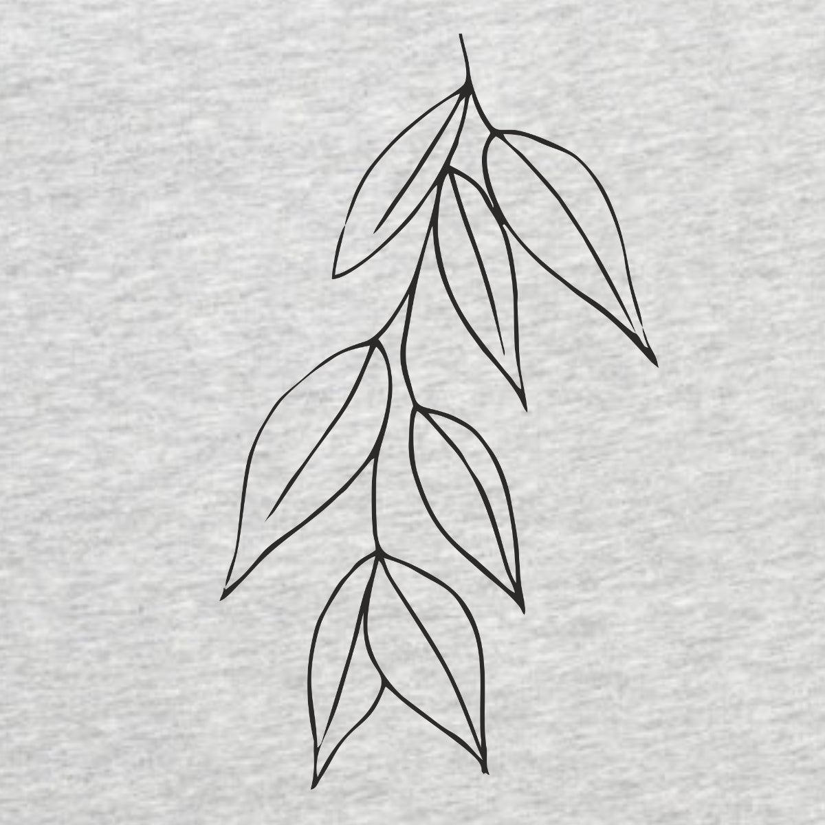 Hall Melange UNISEX T-särk Lehed