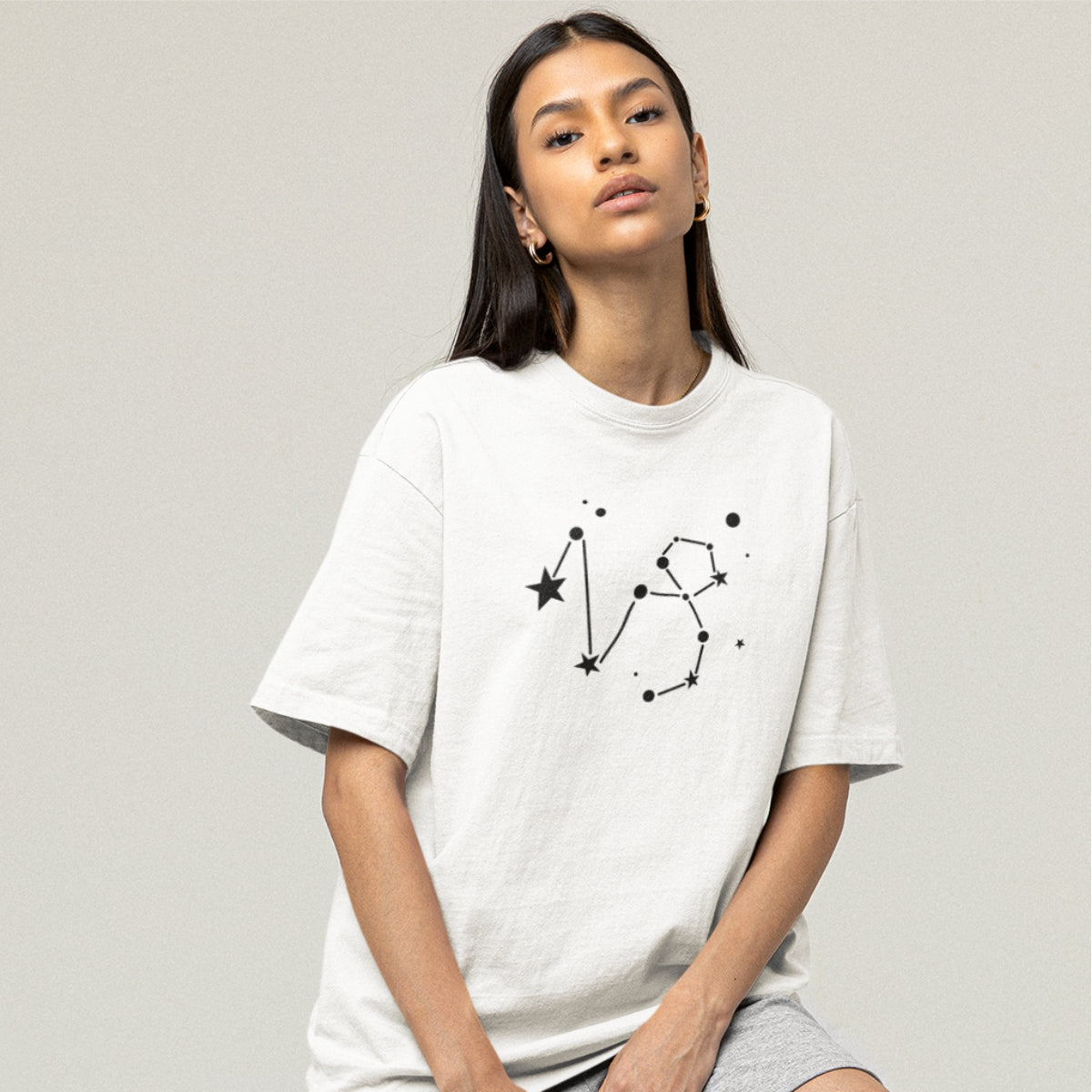 Valge UNISEX T-särk Tähtkuju Kaljukits