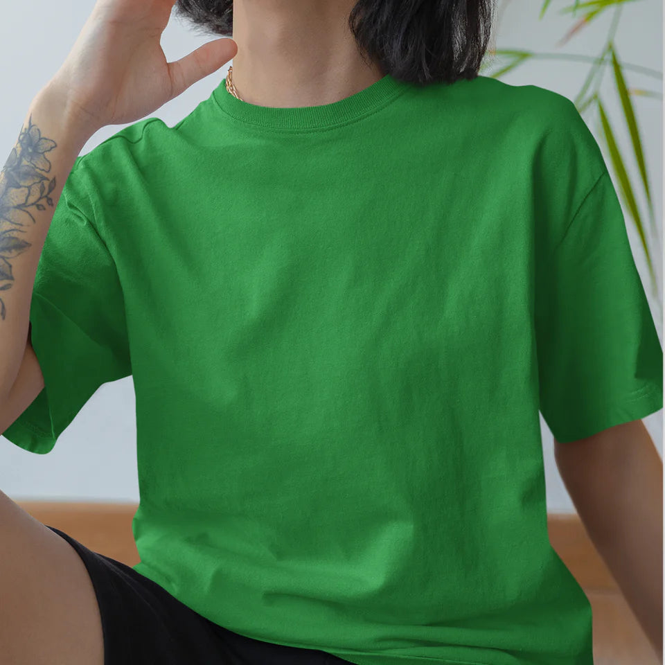 Rohelised UNISEX T-särgid ilma trükita