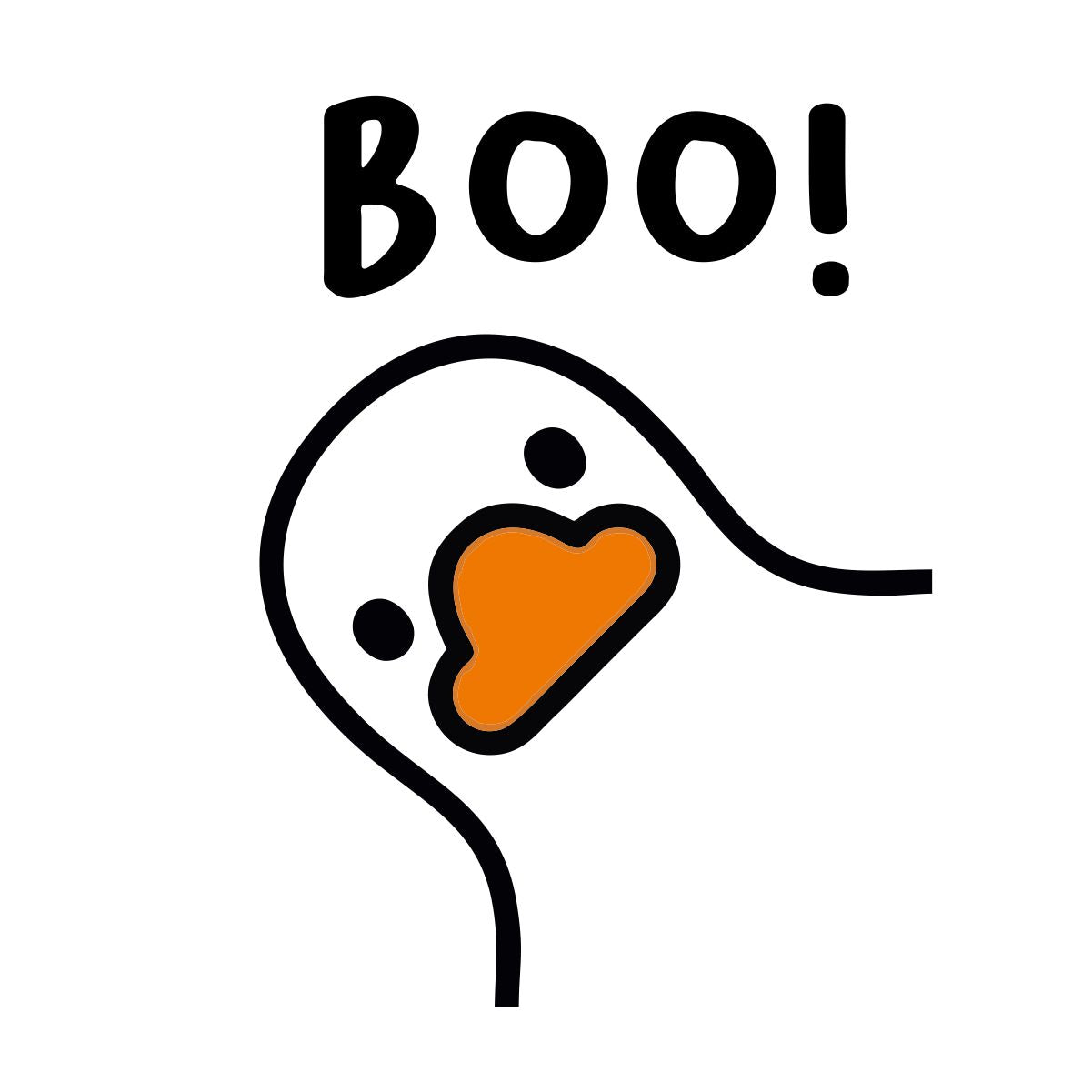 Valged sokid "Boo duck"
