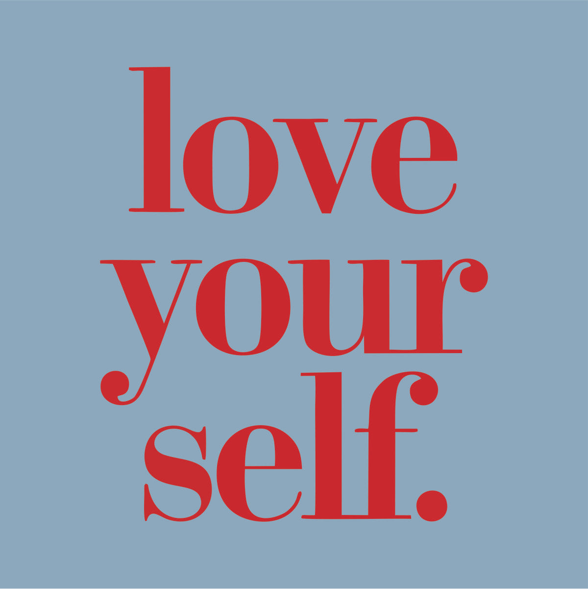 Hallikas-sinakad  UNISEX T-särgid "LOVE YOURSELF"